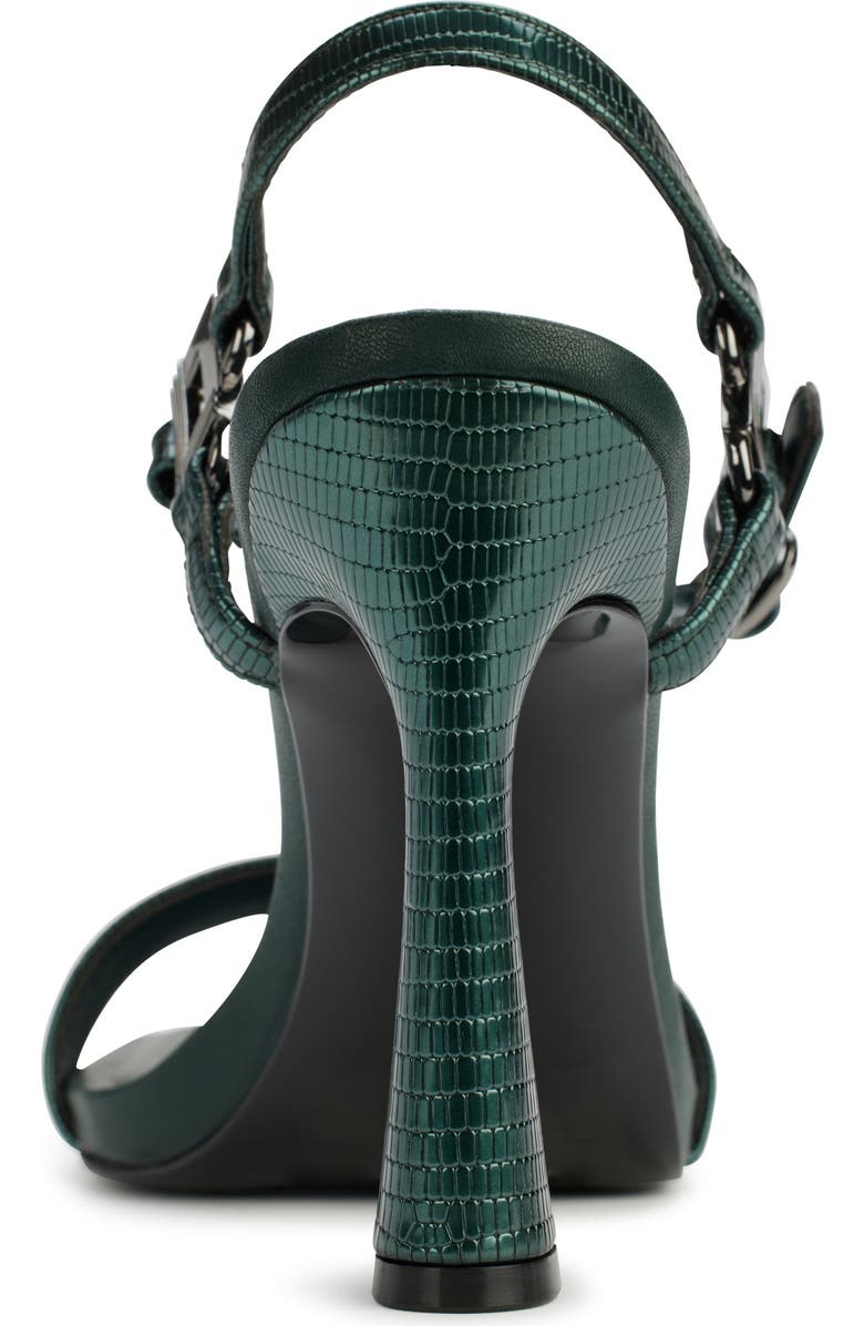 KARL LAGERFELD PARIS Cybil Ankle Strap Sandal, Alternate, color, Forest Green