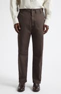 Lemaire Tapered Cotton Twill Workwear Pants