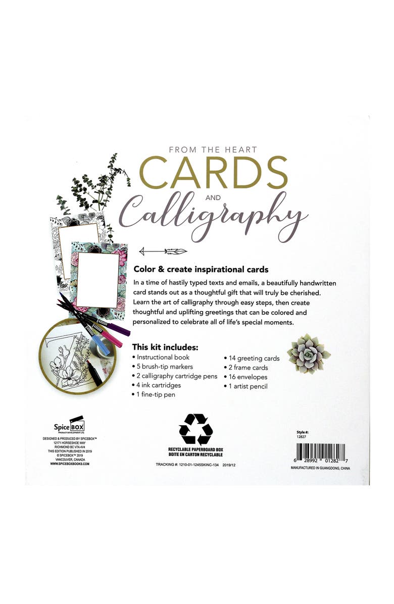 Sketch Plus SpiceBox Sketch Plus Cards & Calligraphy Kit, Alternate, color,