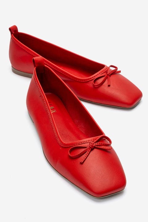 Sosa Leather Ballet Flat