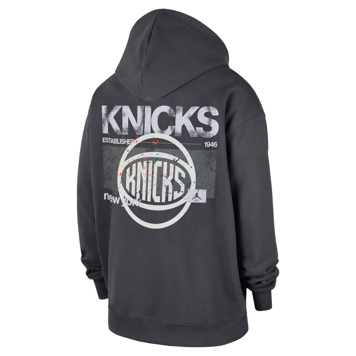 Men's Jordan Brand Anthracite New York Knicks Statement Jumpman Flight ...