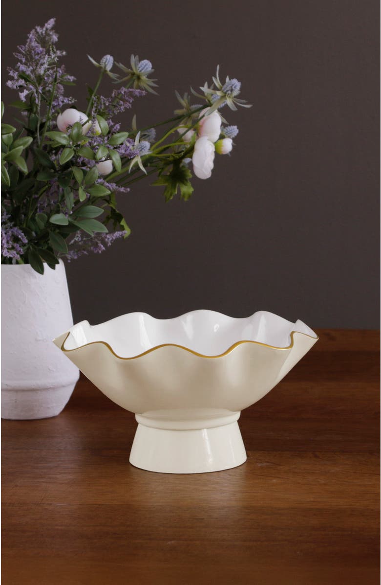 BEATRIZ BALL Collection Encanto Carola Small Pedestal, Alternate, color, Cream And White