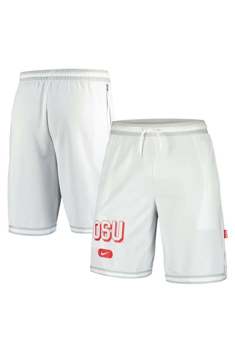 Men's Nike White Ohio State Buckeyes DNA 3.0 Performance Shorts, Alternate, color, White