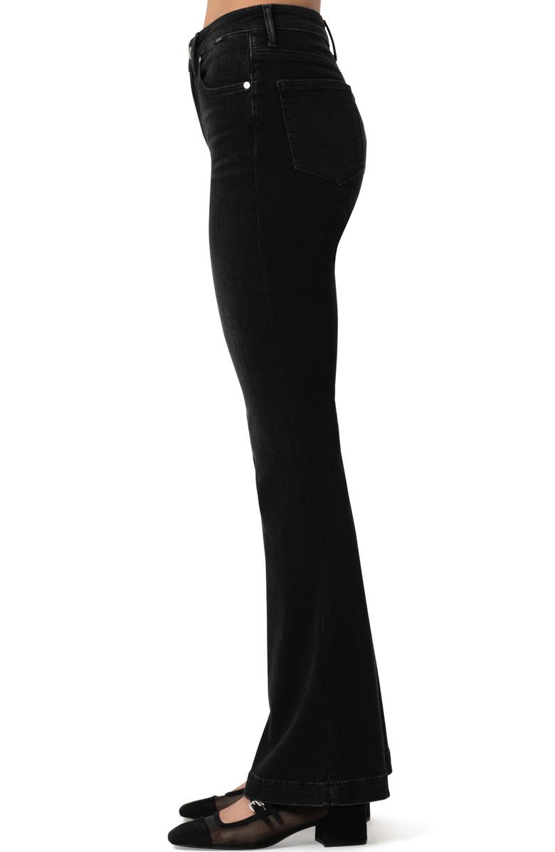 Mavi Jeans Sydney Mid Rise Flare Jeans, Alternate, color, Smoke Brushed Feather Blue