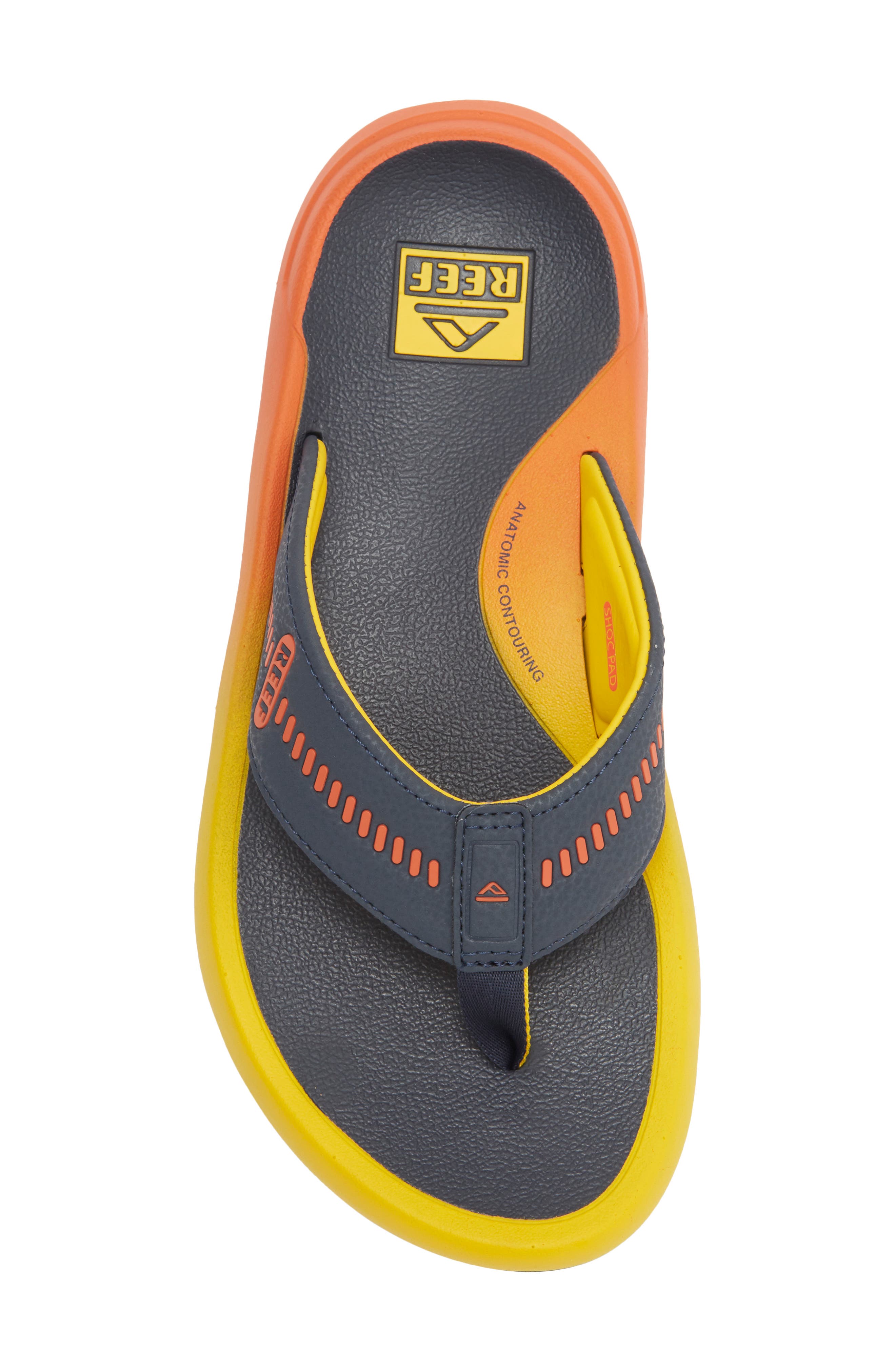 Reef Swellsole Cruiser Flip Flop, Alternate, color, Navy Sunset