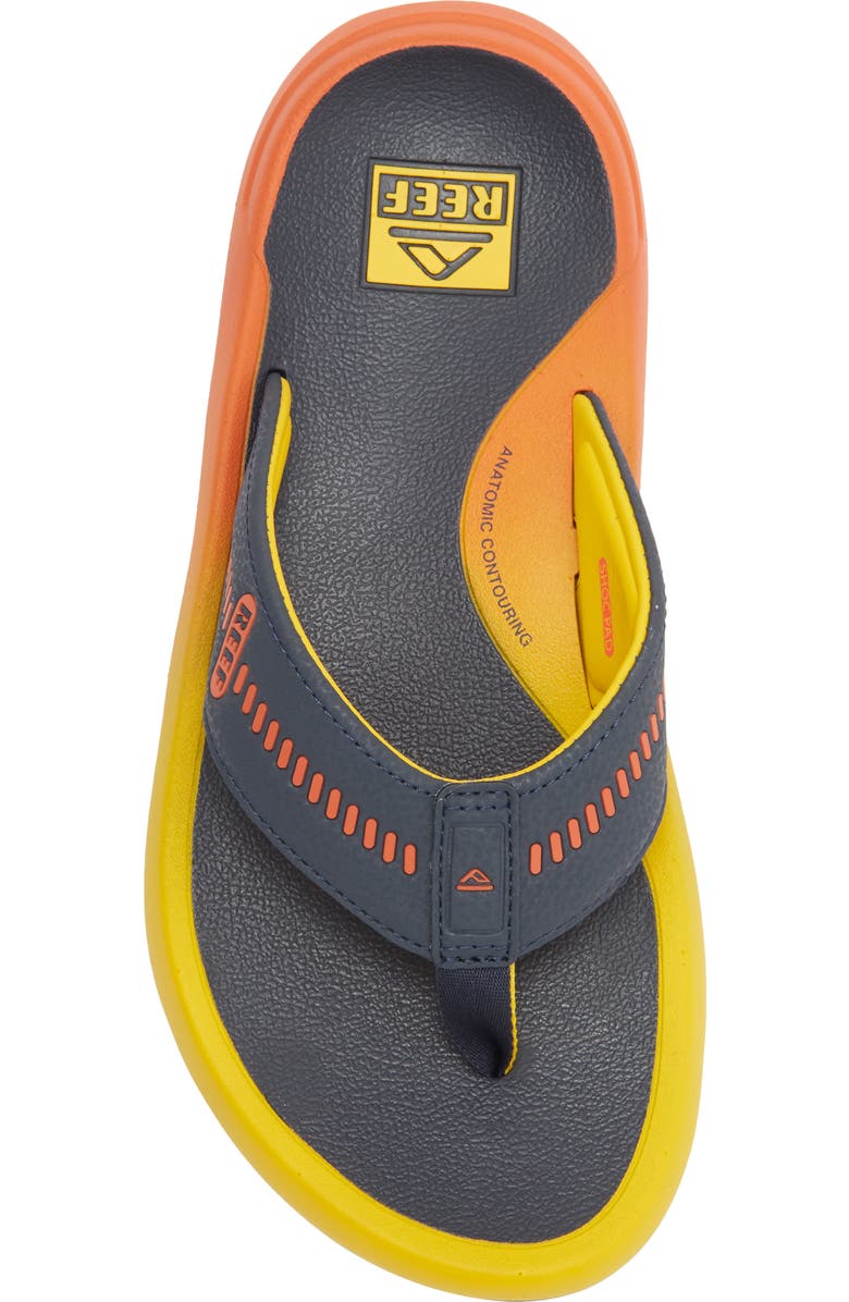 Reef Swellsole Cruiser Flip Flop, Alternate, color, Navy Sunset