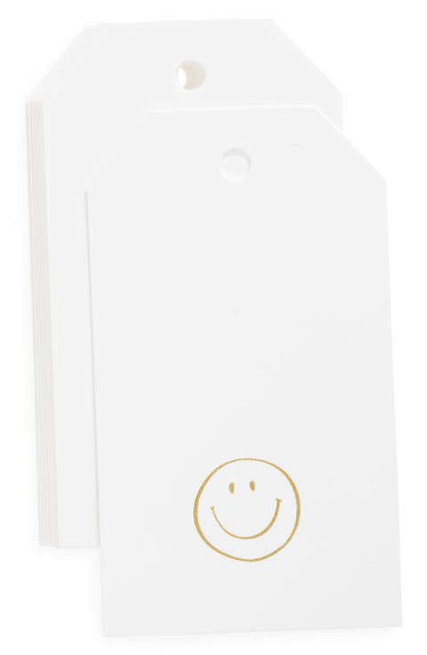 Smiley Face Set of 10 Gift Tags