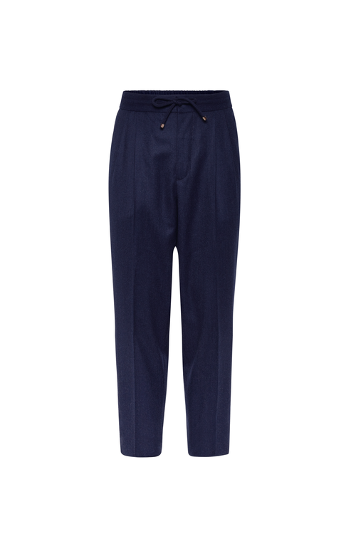 Brunello Cucinelli Virgin Wool Flannel Trousers