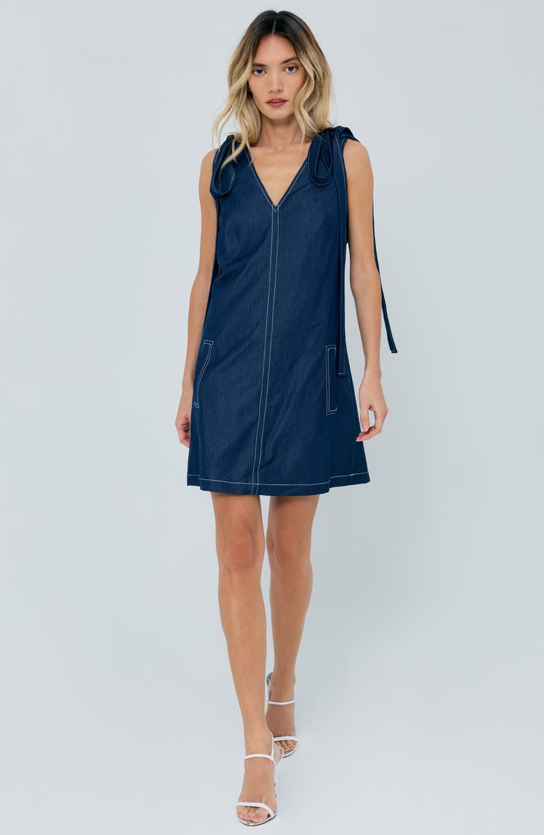 CIEBON Sila Sleeveless Minidress, Alternate, color,