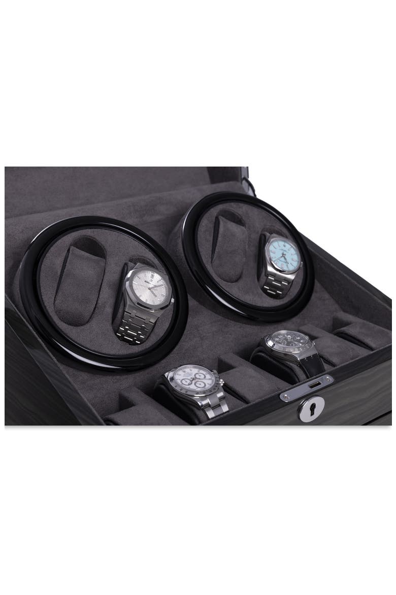 Daytona 4-Watch Winder & Case, Alternate, color, GREY