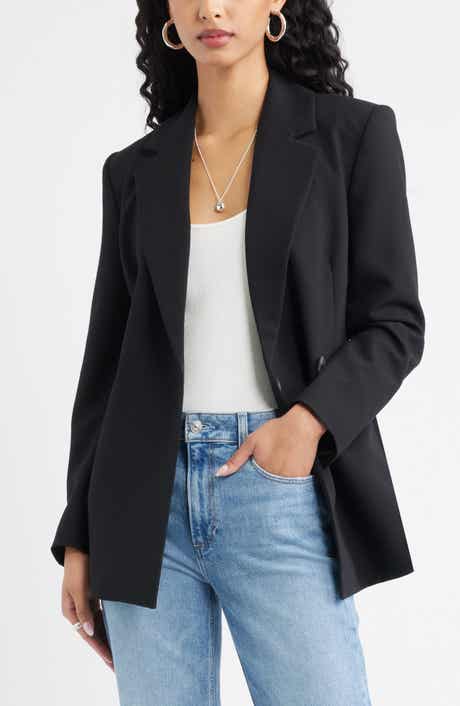 Icon Twill Double Breasted Blazer