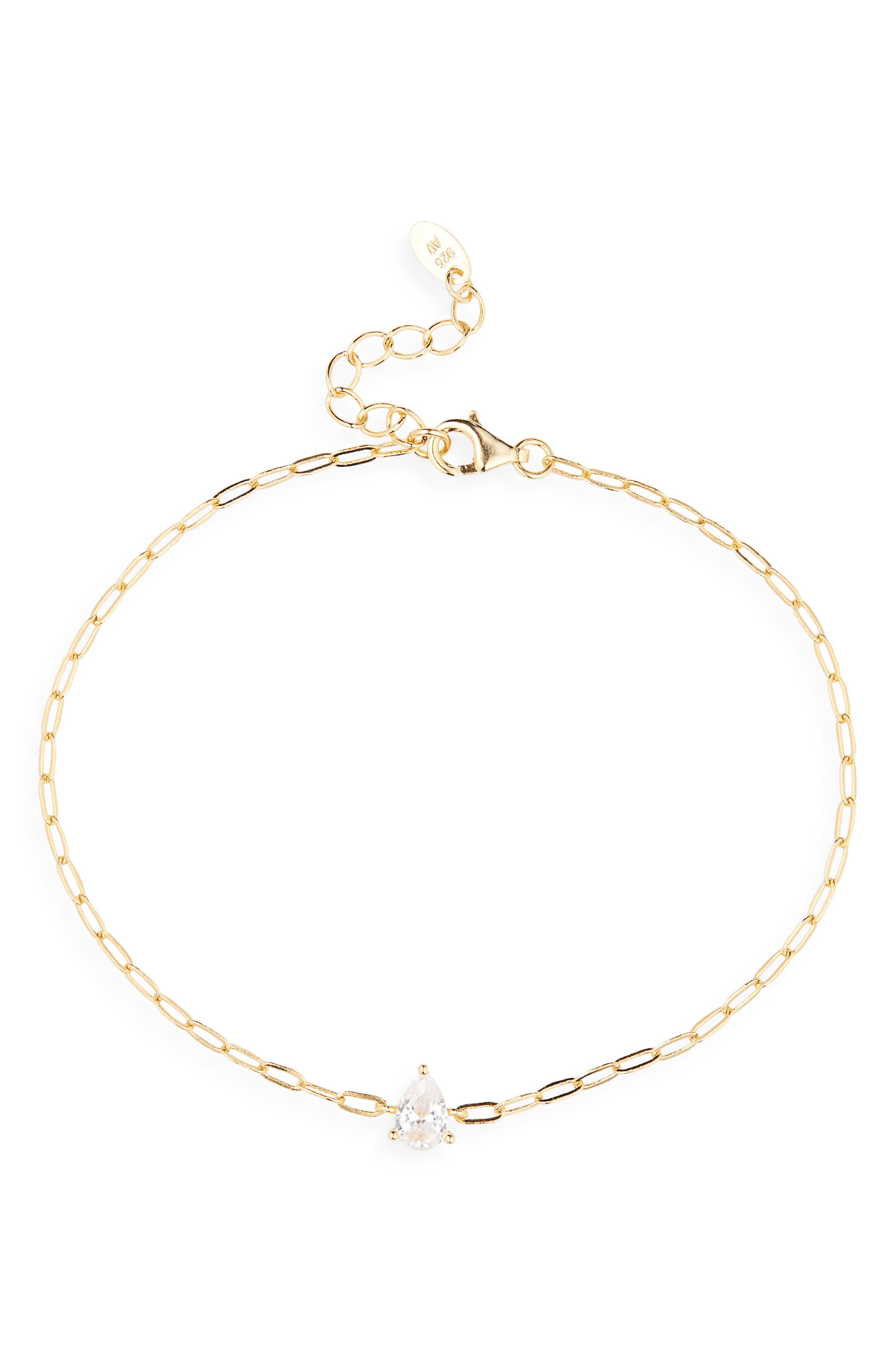ARGENTO VIVO Pear Cubic Zirconia Bracelet