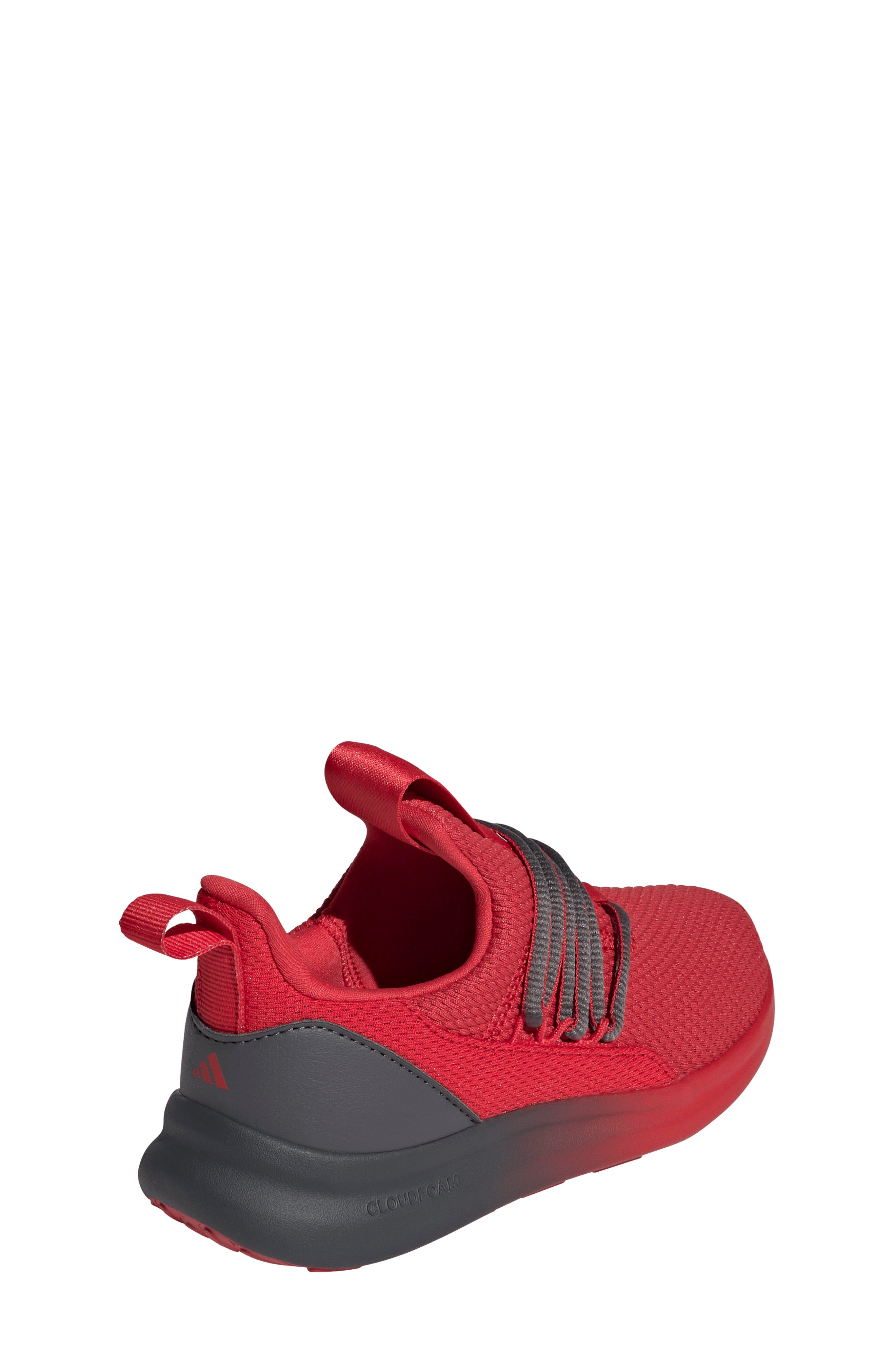 Kids' Lite Racer Adapt Sneaker, Alternate, color, SCARLET/ GREY/ WHITE