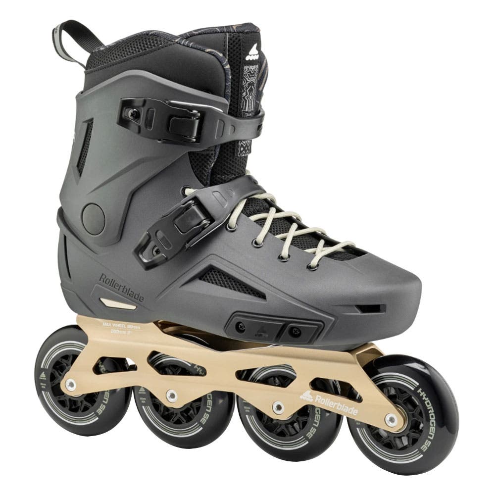 Rollerblade Lightning 90 Mens Inline Skates, Main, color, Anthracite/Taupe