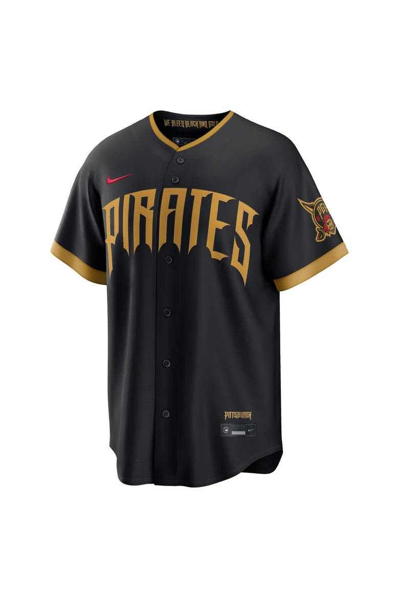 Men's Nike Paul Skenes Black Pittsburgh Pirates 2026 City Connect Stadium Jersey, Alternate, color, Black