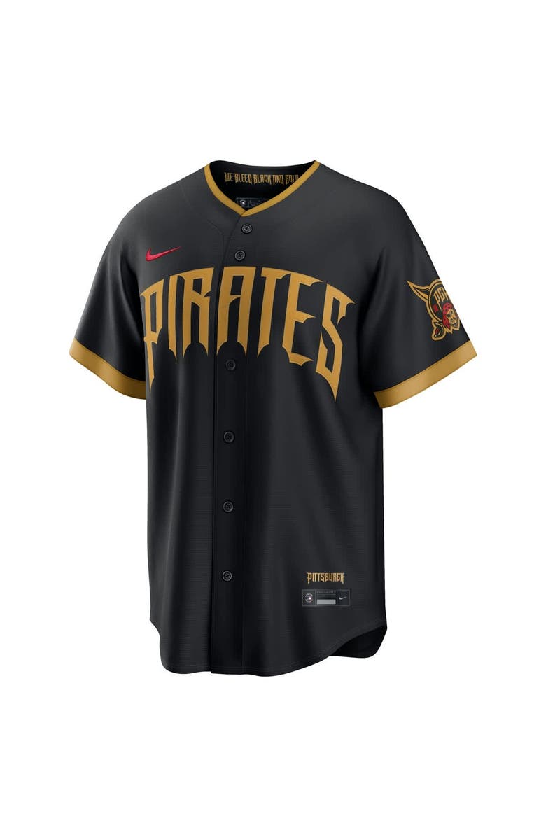 Nike Men's Nike Bryan Reynolds Black Pittsburgh Pirates 2026 City Connect Stadium Jersey, Alternate, color, Black