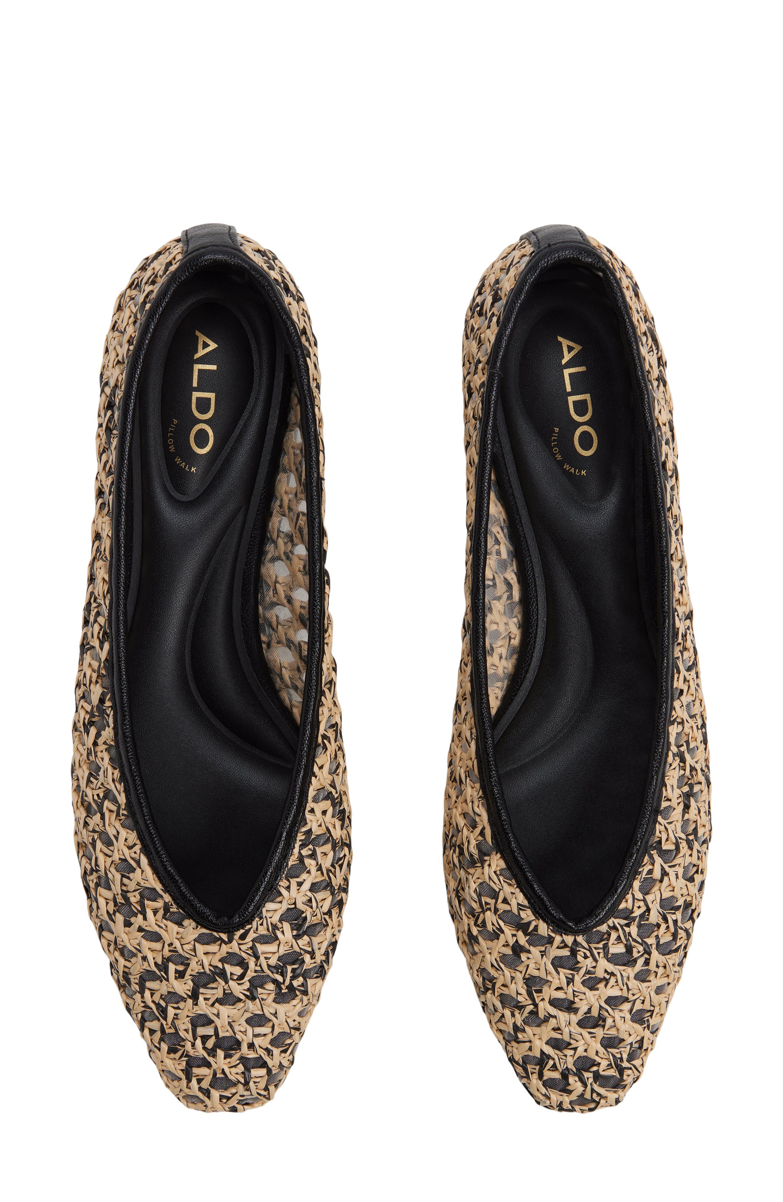 Rafaella Ballet Flat, Alternate, color, BLACK/ GOLD MULTI