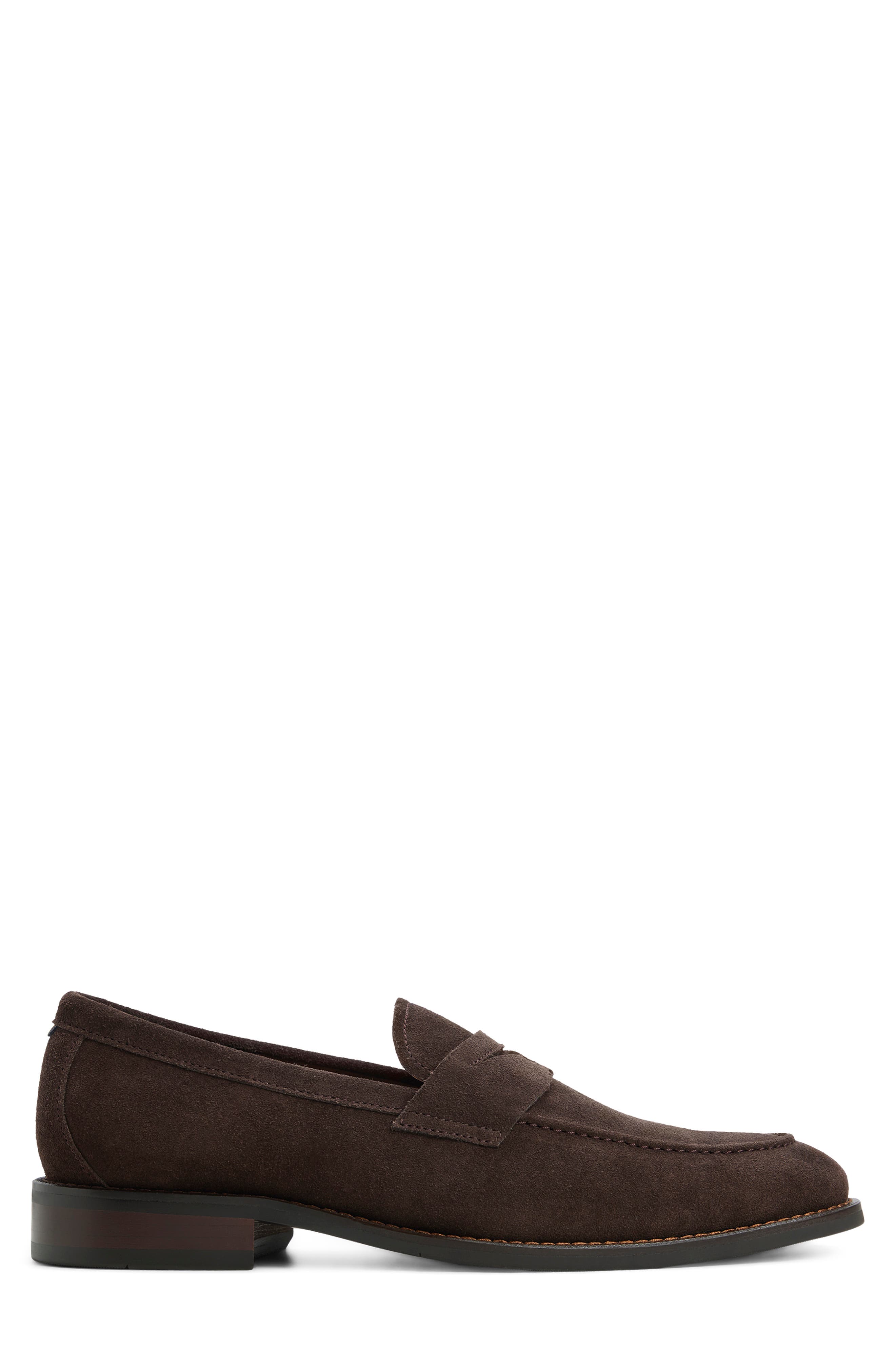 Glenrock Penny Loafer, Alternate, color, DARK BROWN