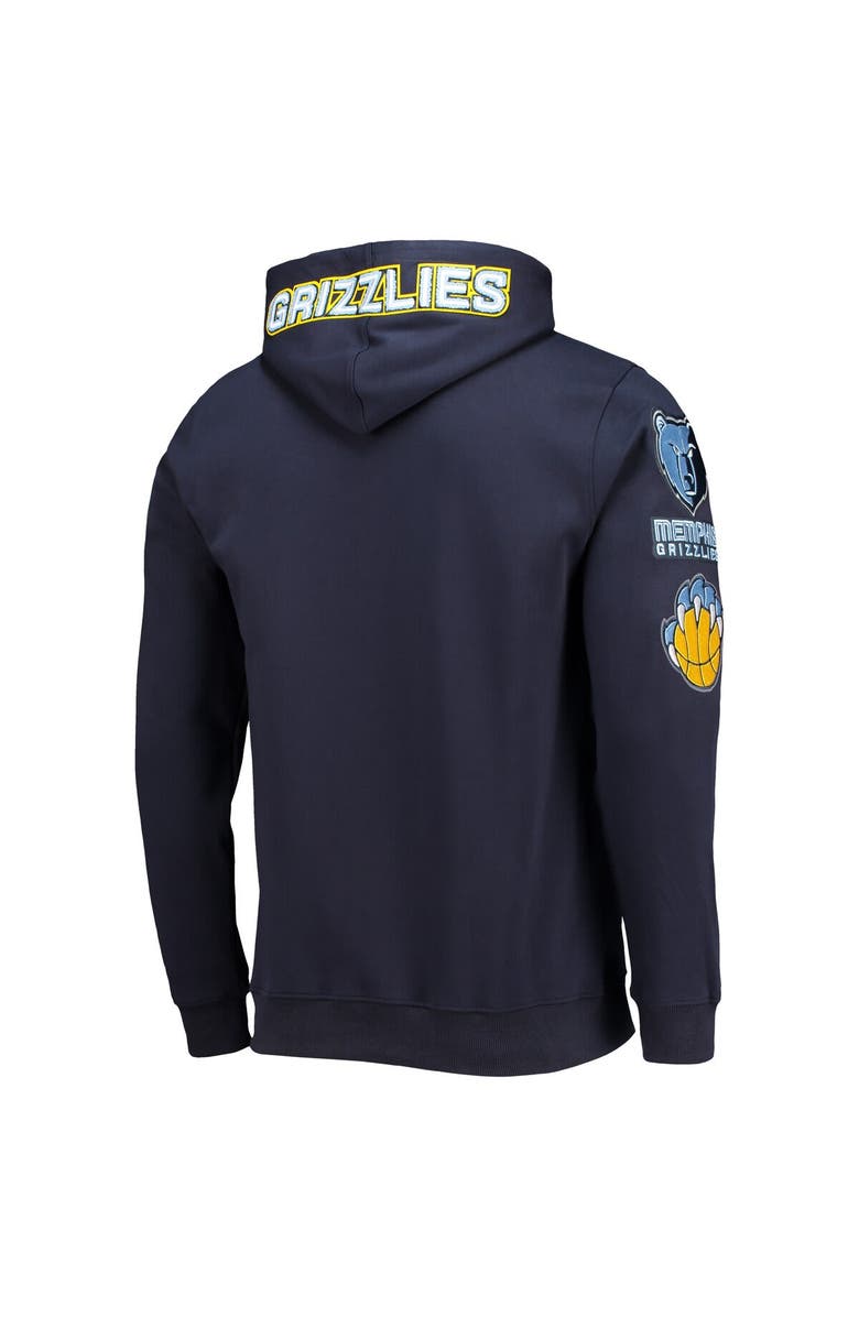 PRO STANDARD Men's Pro Standard Navy Memphis Grizzlies Logo Pullover Hoodie, Alternate, color, 