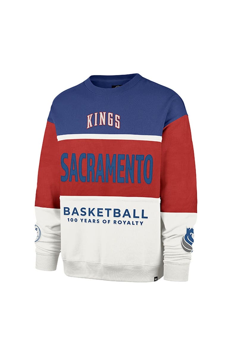'47 Unisex '47 Red Sacramento Kings 2024/25 City Edition On Five Maximalist Pullover Sweatshirt, Alternate, color, 