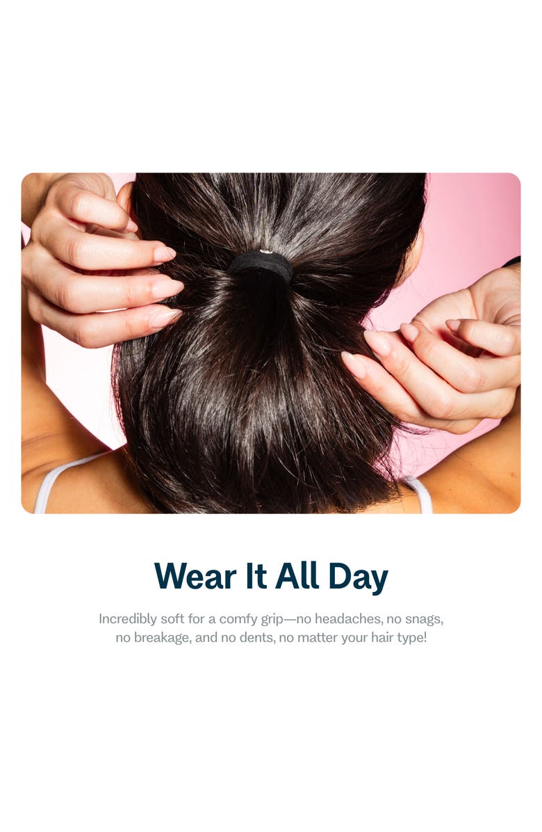 Gimme Beauty Fine Fit Hair Bands, Alternate, color, Black