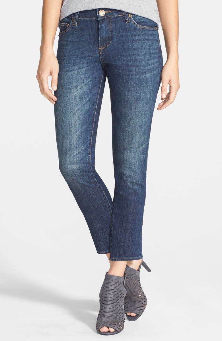 KUT from the Kloth 'Reese' Stretch Straight Leg Ankle Jeans, Alternate, color, 