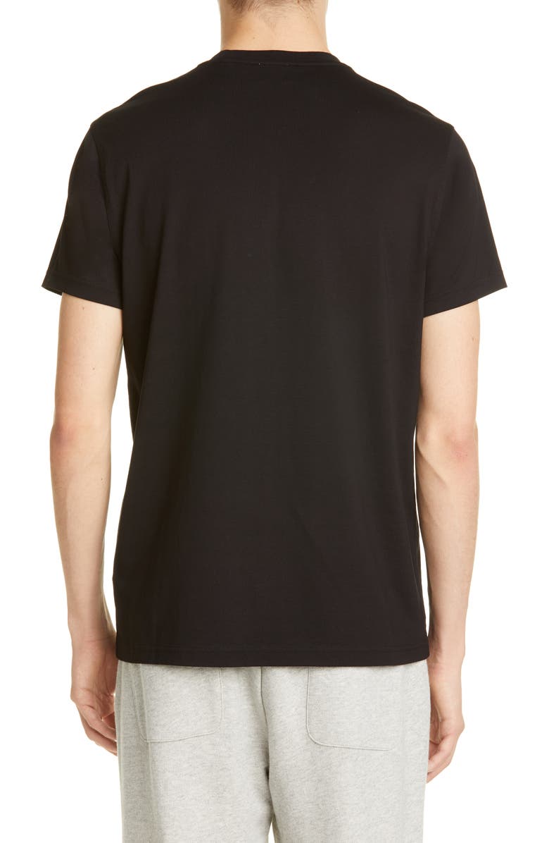 Burberry Parker Embroidered Logo T-Shirt, Alternate, color,