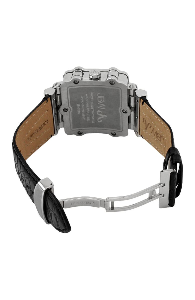 JBW Men's Phantom Diamond Watch, 46mm - 2.38 ctw, Alternate, color, Silver