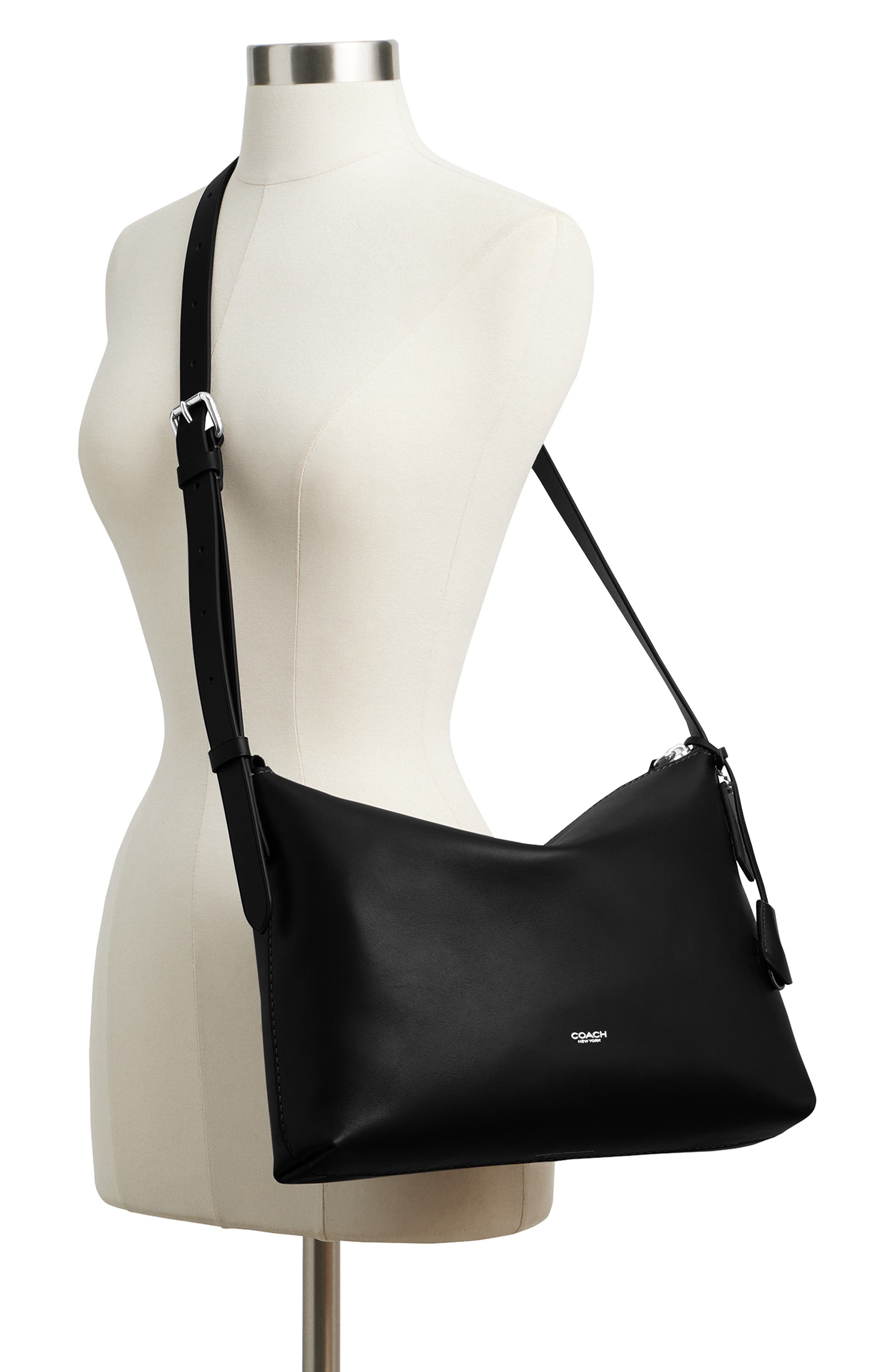 COACH Mott Leather Messenger Bag, Alternate, color, 