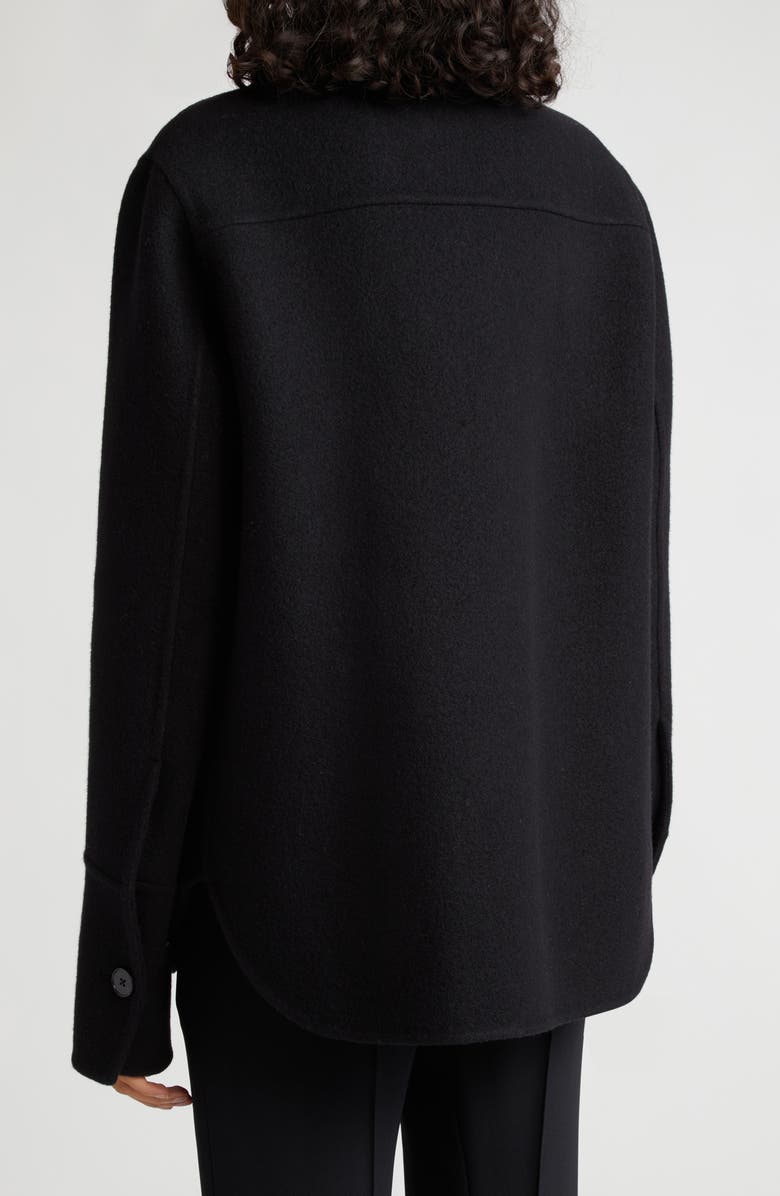 Jil Sander Double Face Wool Felt Shirt Jacket, Alternate, color, 