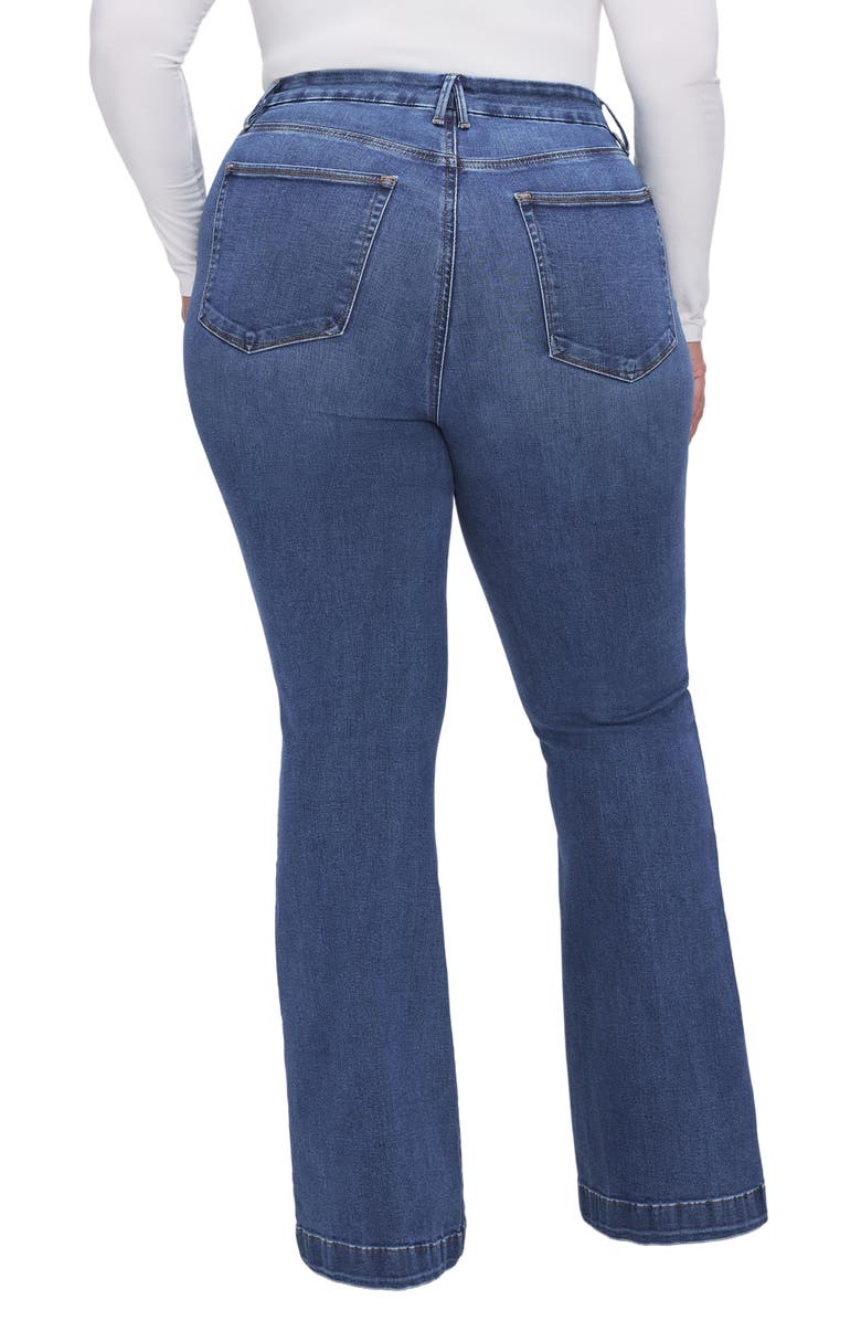 Good American Good Legs Flare Jeans, Alternate, color,