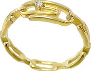 Adina's Jewels Paperclip Chain Ring