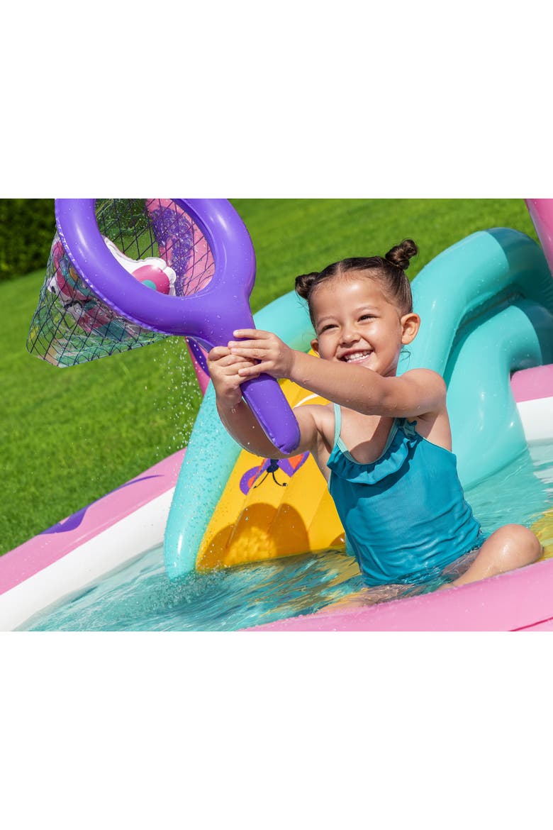 Inflatable Water Play Center & Pool, Butterfly Wonder, Alternate, color, Multicolored