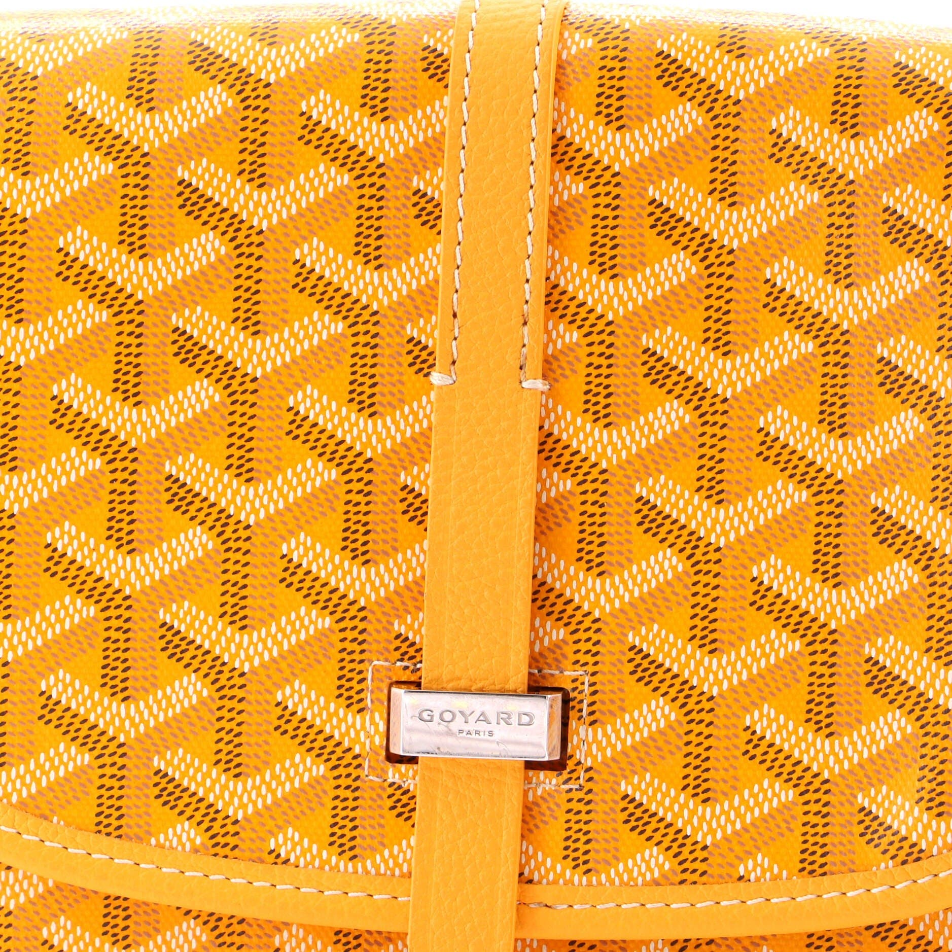 Pre-Owned Goyard Belvedere II Messenger Bag Coated Canvas PM, Alternate, color, Yellow