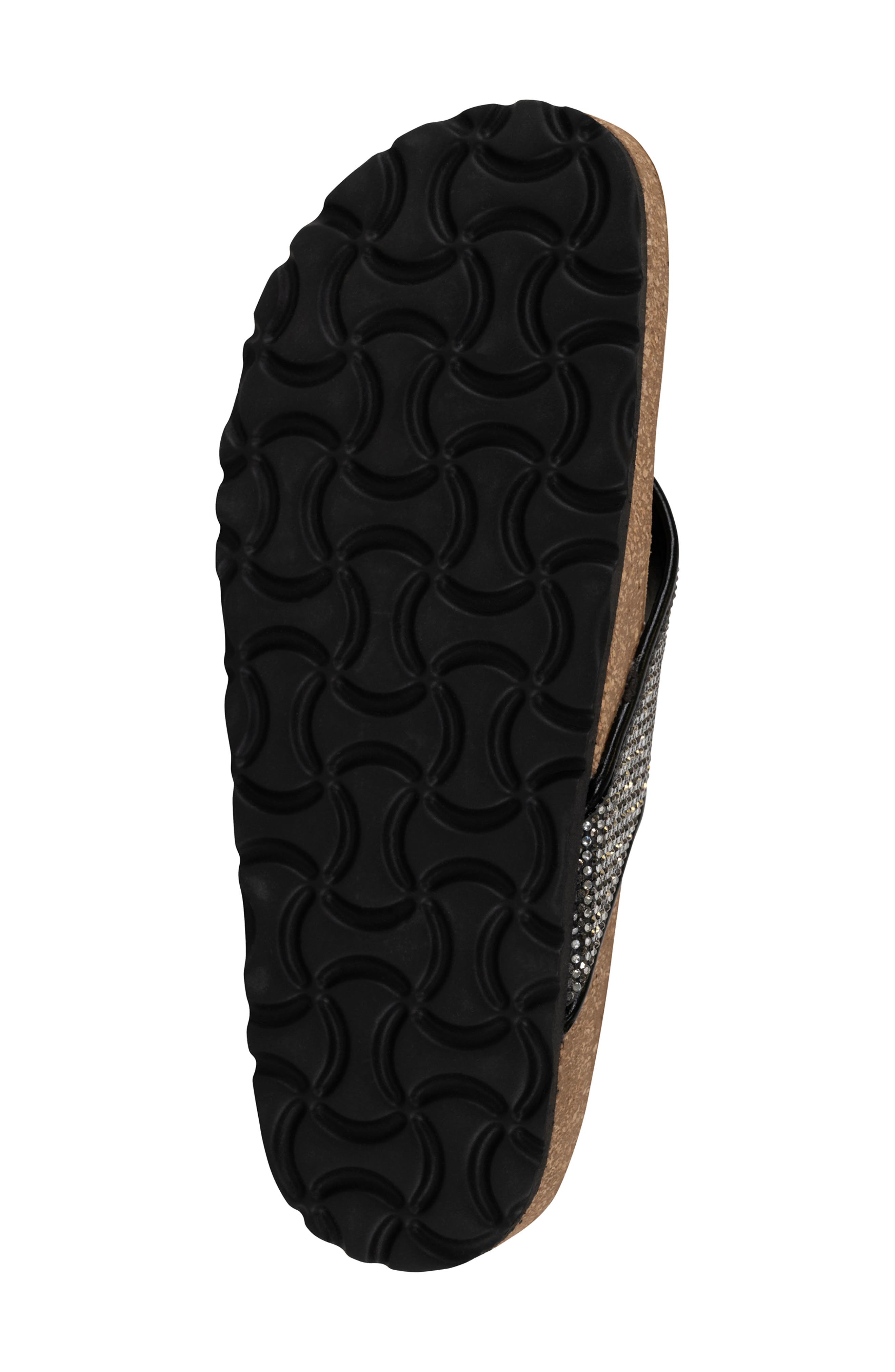 ITALIAN SHOEMAKERS Delani Embellished Flip Flop, Alternate, color, Black