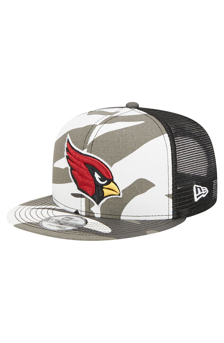 New Era Men's New Era Urban Camo Arizona Cardinals 9FIFTY Trucker Snapback Hat, Main, color, Camo