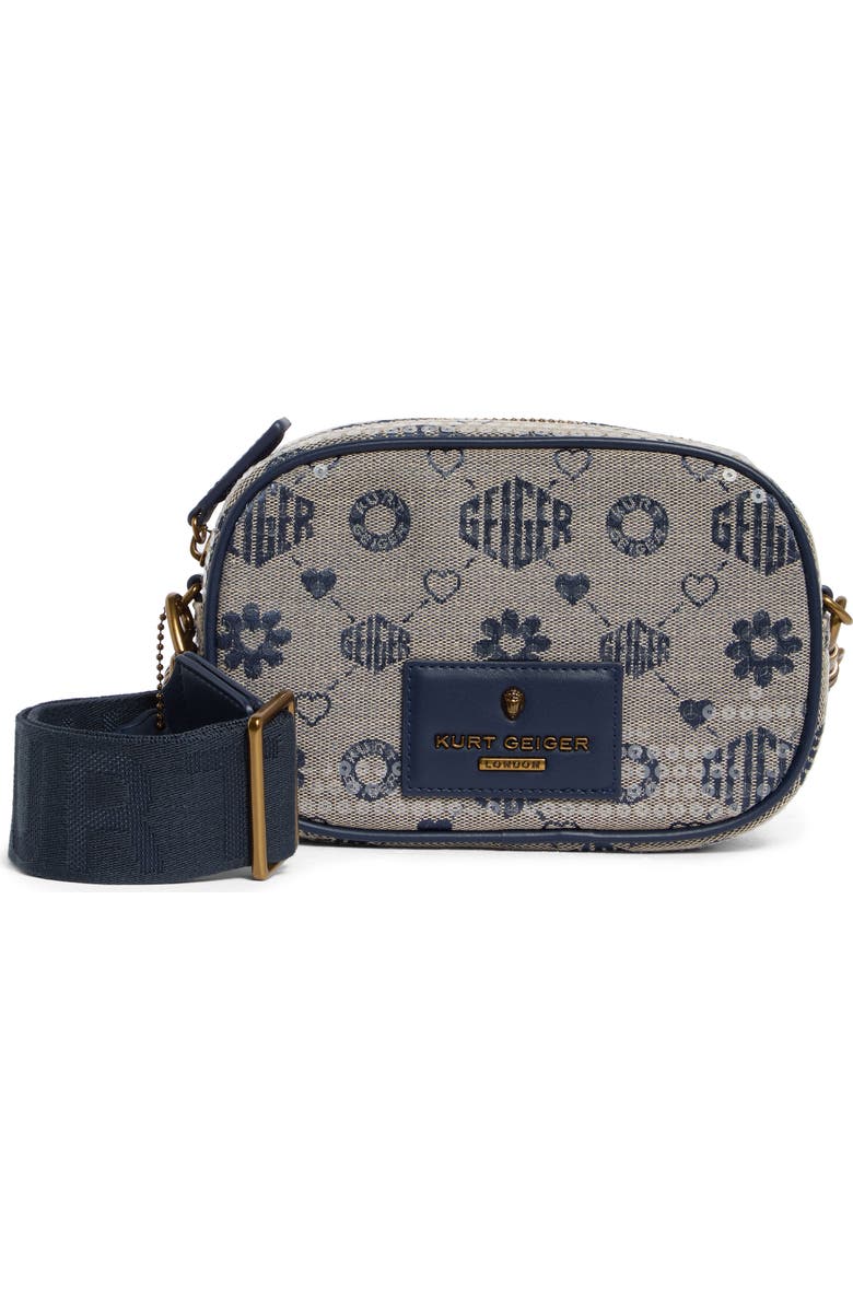 Kurt Geiger London Chiswick Camera Crossbody Bag, Alternate, color, Open Blue