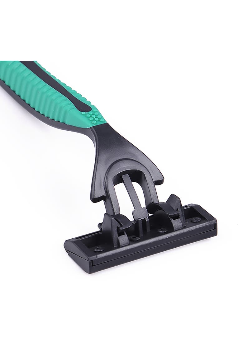 Mario Lopez 6 Disposable Razors, Alternate, color, Green