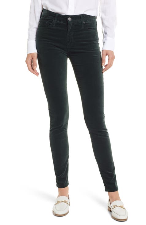 The Farrah High Waist Velvet Jeans