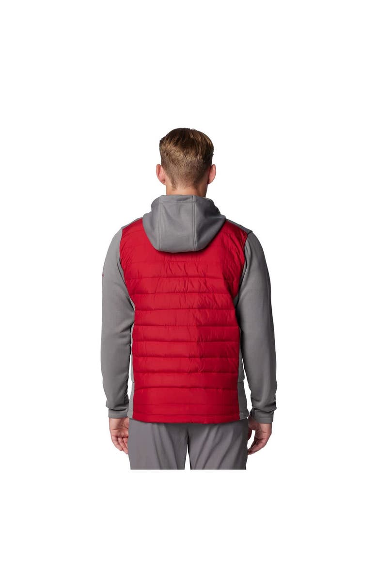 Columbia Men's Columbia  Gray/Crimson Alabama Crimson Tide Out-Shield Hybrid Full-Zip Hoodie Jacket, Alternate, color, Gray