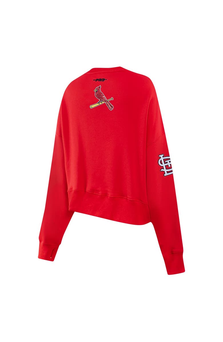PRO STANDARD Women's Pro Standard  Red St. Louis Cardinals Game Day Classics Crewneck Pullover, Alternate, color, 