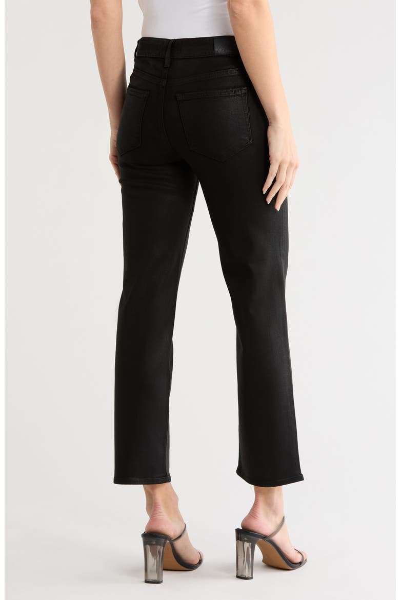 Mason Ankle Coated Straight Leg Jeans, Alternate, color, BLACK FOG LUXE COATING