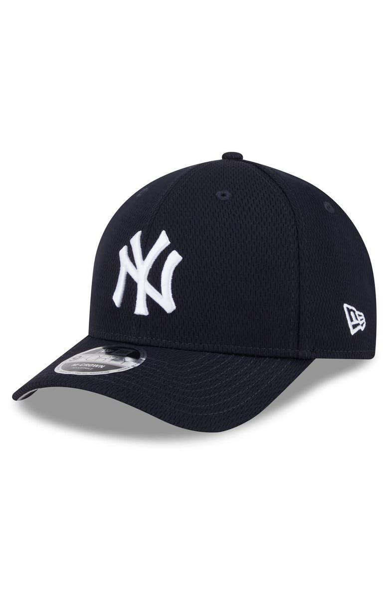 New Era Men's New Era Navy New York Yankees 2025 MLB Clubhouse 9FORTY M-Crown Adjustable Hat, Main, color,
