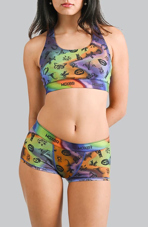 Woxer Bold Ultrasoft Boyshorts In Multi