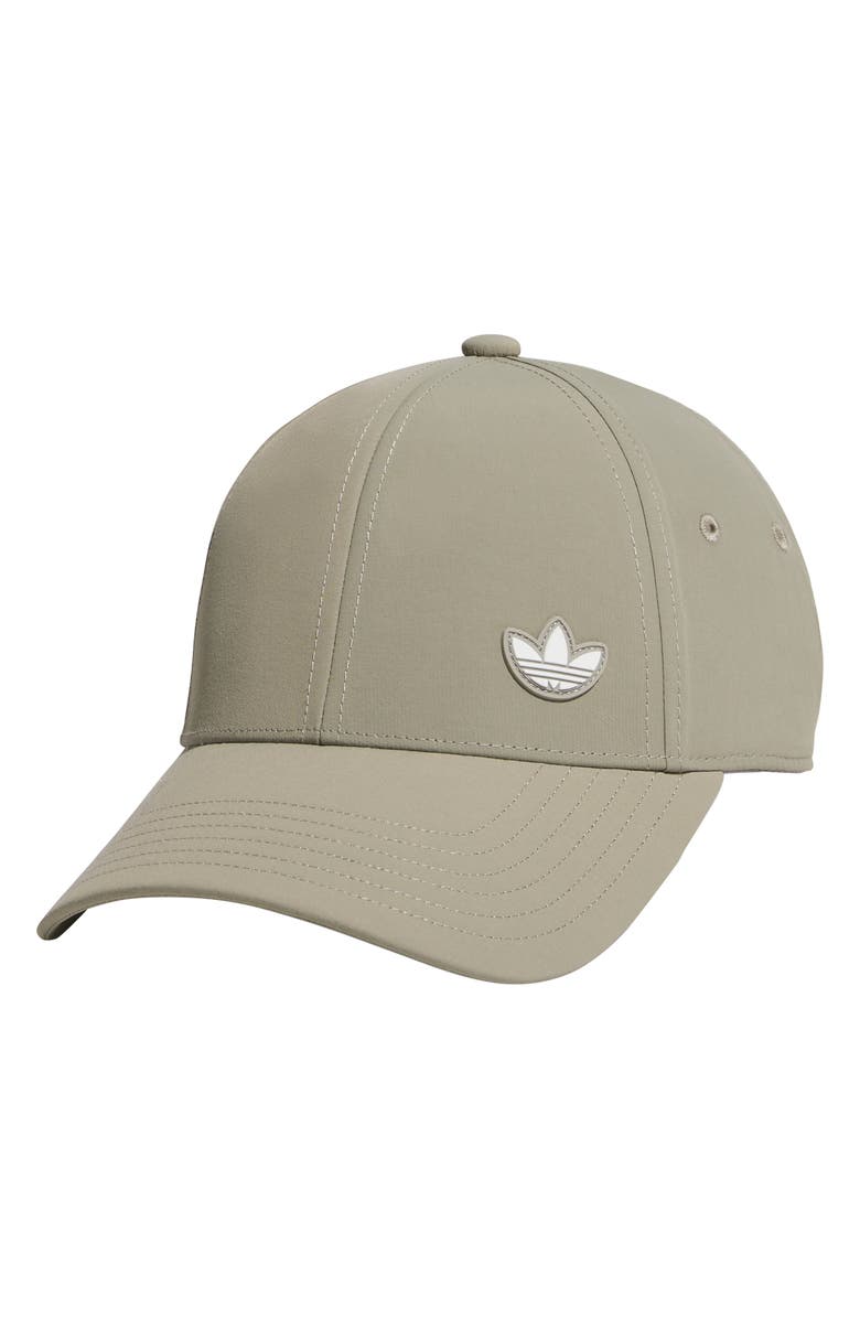 adidas Luna Structured Strap Back Hat, Main, color, Silver Pebble Grey/ White