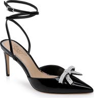 Jewel Badgley Mischka Kynlee Ankle Strap Pointed Toe Pump