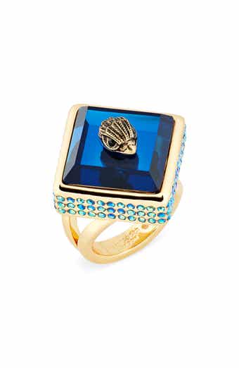 Square Stone Cocktail Ring