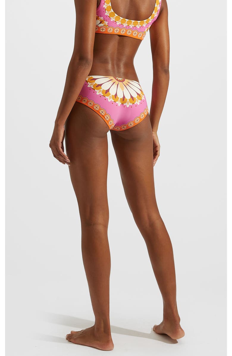 La DoubleJ Sunset Bikini Bottom Placée, Alternate, color, Napoli Plates Placée Hot Pink