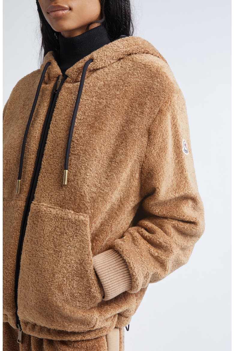 Reversible Full Zip Hoodie, Alternate, color, BROWN/ BEIGE CHECK