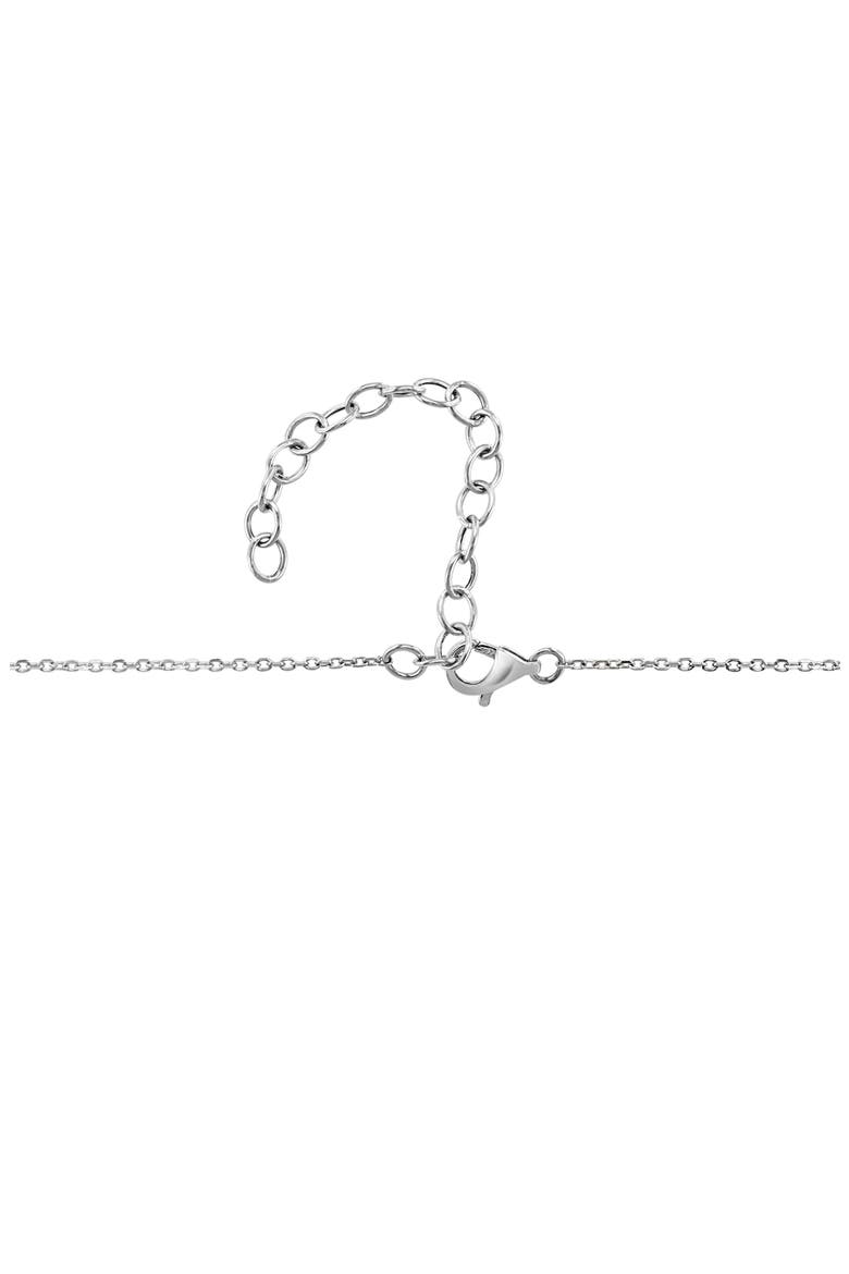 Sterling Silver Lab Grown Diamond Pendant Necklace, Alternate, color, SILVER